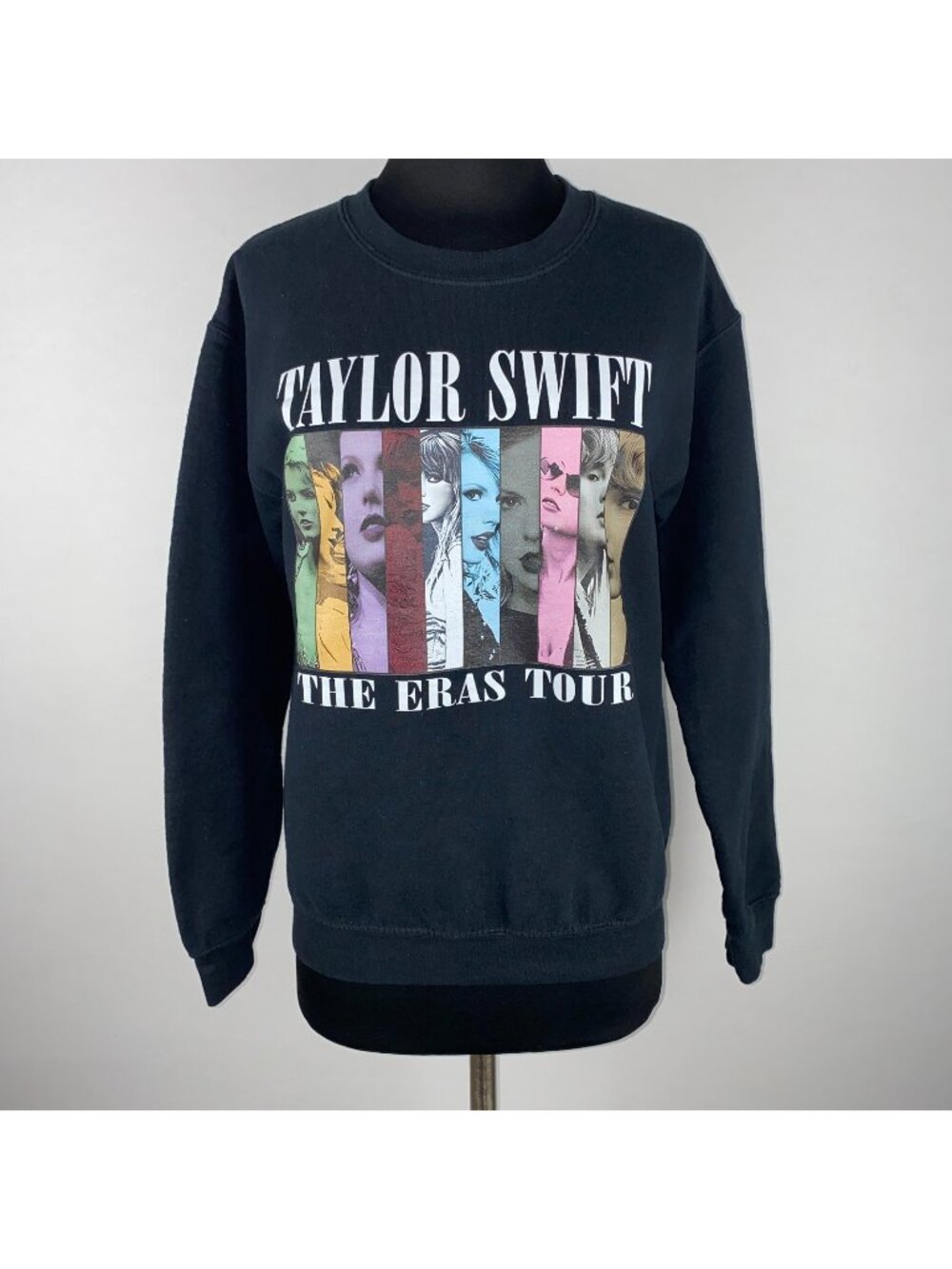 Taylor Swift The Eras Tour Sweatshirt Size S Colorful Graphic Concert Swiftie